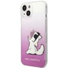 Karl Lagerfeld KLHCP14MCFNRCPI iPhone 14 Plus / 15 Plus 6,7″ kietas dėklas rožinės spalvos Choupette Fun