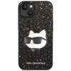Karl Lagerfeld KLHCP14MG2CPK iPhone 14 Plus / 15 Plus 6,7″ juodos spalvos kietas dėklas Glitter Choupette Pa