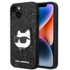 Karl Lagerfeld KLHCP14MG2CPK iPhone 14 Plus / 15 Plus 6,7″ juodos spalvos kietas dėklas Glitter Choupette Pa