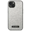 Dėklas Karl Lagerfeld KLHCP14MG2ELS iPhone 14 Plus 6.7 "hardcase sidabrinis / sidabrinis Glitter Plaque Logo