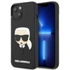 Karl Lagerfeld KLHCP14MKH3DBK Apple iPhone 14Plus / 15 Plus 6,7″ juodos spalvos kietas dėklas 3D Rubber Karl`s Head