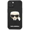 Karl Lagerfeld KLHCP14MKH3DBK Apple iPhone 14Plus / 15 Plus 6,7″ juodos spalvos kietas dėklas 3D Rubber Karl`s Head
