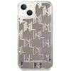 Karl Lagerfeld KLHCP14MLMNMS Apple iPhone 14 Plus / 15 Plus 6,7″ kietas dėklas sidabrinis Liquid Glitter Mon