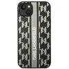 Karl Lagerfeld KLHCP14MPGKLSKG Apple iPhone 14Plus / 15 Plus 6,7″ kietas dėklas pilkos spalvos Monogram Stripe