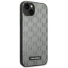 Karl Lagerfeld KLHCP14MSAKLHPG Apple iPhone 14 Plus / 15 Plus 6,7″ kietas dėklas pilkos spalvos Saffiano Mono Metal