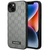 Karl Lagerfeld KLHCP14MSAKLHPG Apple iPhone 14 Plus / 15 Plus 6,7″ kietas dėklas pilkos spalvos Saffiano Mono Metal