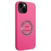 Karl Lagerfeld KLHCP14MSRSGRCF iPhone 14 Plus / 15 Plus 6,7″ kietas dėklas rožinės spalvos Silicone RSG