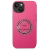 Karl Lagerfeld KLHCP14MSRSGRCF iPhone 14 Plus / 15 Plus 6,7″ kietas dėklas rožinės spalvos Silicone RSG