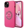 Karl Lagerfeld KLHCP14MSRSGRCF iPhone 14 Plus / 15 Plus 6,7″ kietas dėklas rožinės spalvos Silicone RSG