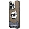 Karl Lagerfeld KLHCP14XLNCHCK iPhone 14 Pro Max 6,7 juodos/juodos spalvos deklas Glitter Choupette Head