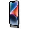 Karl Lagerfeld KLHCP15XSCBSCNK Apple iPhone 15 Pro Max 6.7″ kietas dėklas juodos spalvos Crossbody Silicone Choupe