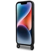 Karl Lagerfeld KLHCP15XSCBSKNK Apple iPhone 15 Pro Max 6.7″ kietas dėklas juodos spalvos Crossbody Silicone Ikonik