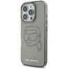 Karl Lagerfeld KLHCP16XHKHDCELK Apple iPhone 16 Pro Max 6.9″ juodos spalvos kietas dėklas IML Rhinestones Karl Head