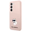 Karl Lagerfeld KLHCS23MSNCHBCP S23+ S916 kietas dėklas rožinės spalvos Silicone Choupette