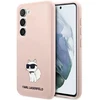 Karl Lagerfeld KLHCS23MSNCHBCP S23+ S916 kietas dėklas rožinės spalvos Silicone Choupette