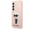 Karl Lagerfeld KLHCS23MSNIKBCP S23+ S916 kietas dėklas rožinės spalvos Silicone Ikonik