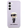 Karl Lagerfeld KLHCS23MSNIKBCU S23+ S916 kietas dėklas violetinės spalvos Silicone Ikonik