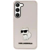 Karl Lagerfeld KLHCS23SHNCHTCP S23 S911 rožinės spalvos kietas dėklas Ikonik Choupette