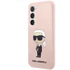 Karl Lagerfeld KLHCS23SSNIKBCP S23 S911kietas dėklas rožinės spalvos Silicone Ikonik
