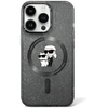 Karl Lagerfeld KLHMN61HGKCNOK Apple iPhone 11/ Xr 6.1″ juodos spalvos kietas dėklas Karl&Choupette Glitter MagSaf