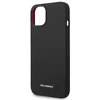 Dėklas Karl Lagerfeld Hardcase Plaque Magsafe KLHMP14MSLMP1K galinis dangtelis, Apple, iPhone 14 Plus, silikonas, Juodas, 6,7 "