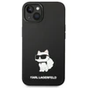 Karl Lagerfeld dėklas, skirtas iPhone 14 Plus 6,7 KLHMP14MSNCHBCK juodas kietas dėklas, skirtas Magsafe Silicone NFT Choupette