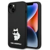 Karl Lagerfeld dėklas, skirtas iPhone 14 Plus 6,7 KLHMP14MSNCHBCK juodas kietas dėklas, skirtas Magsafe Silicone NFT Choupette