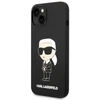 Karl Lagerfeld dėklas iPhone 14 Plus 6,7 KLHMP14MSNIKBCK juodas hard dėklas Magsafe Silikoninis NFT Ikonik