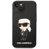 Karl Lagerfeld dėklas iPhone 14 Plus 6,7 KLHMP14MSNIKBCK juodas hard dėklas Magsafe Silikoninis NFT Ikonik