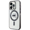 Karl Lagerfeld KLHMP15LHKHNOTK Apple iPhone 15 Pro 6.1″ skaidrus kietas dėklas IML Karl`s Head MagSafe
