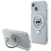 Karl Lagerfeld KLHMP15MHMRSCHH Apple iPhone 15 Plus / 14 Plus 6.7″ baltos spalvos kietas dėklas Ring Stand Choupett