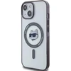 Karl Lagerfeld KLHMP15SHCHNOTK Apple iPhone 15/ 14 / 13 6.1″ skaidrus kietas dėklas IML Choupette`s Head Mag