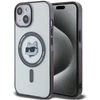 Karl Lagerfeld KLHMP15SHCHNOTK Apple iPhone 15/ 14 / 13 6.1″ skaidrus kietas dėklas IML Choupette`s Head Mag