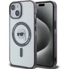 Karl Lagerfeld KLHMP15SHKHNOTK Apple iPhone 15/ 14 / 13 6.1″ skaidrus kietas dėklas IML Karl`s Head MagSafe