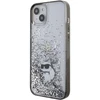 Karl Lagerfeld KLHCP15MLKCNSK Apple iPhone 15 Plus/ 14 Plus 6.7″ skaidrus kietas dėklas Liquid Glitter Choup