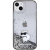 Karl Lagerfeld KLHCP15MLKCNSK Apple iPhone 15 Plus/ 14 Plus 6.7″ skaidrus kietas dėklas Liquid Glitter Choup