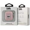 Karl Lagerfeld Monogram Choupette Head dėklas, skirtas AirPods 1 / 2 - rožinis