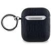 Karl Lagerfeld Monogram Choupette Head dėklas, skirtas AirPods 1 / 2 - juodas