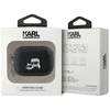 Karl Lagerfeld Monogram Dėklas galvos formos su Karl & Choupette motyvu, skirtas AirPods Pro 2 - Juodas