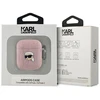 Karl Lagerfeld Monogram Karl Head dėklas, skirtas AirPods 1 / 2 - rožinis