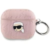 „Karl Lagerfeld“ monogramos „Karl Head“ dėklas, skirtas „AirPods 3“ – rožinis
