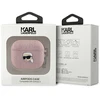 „Karl Lagerfeld“ monogramos „Karl Head“ dėklas, skirtas „AirPods 3“ – rožinis
