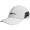 Karl Lagerfeld Paris balta kepurė su dirželiu – L5WH7947-wht