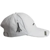 Karl Lagerfeld Paris balta kepurė su dirželiu – L5WH7947-wht