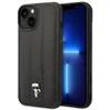 Karl Lagerfeld KLHCP14SPSQPK Apple iPhone 14/ 15 / 13 6,1″ kietas dėklas juodos spalvos Puffy Ikonik Pin