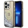 Karl Lagerfeld KLHCP14XLCRSGRK iPhone 14 Pro Max 6,7″ juodos spalvos kietas dėklas Liquid Glitter RSG