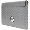 Karl Lagerfeld dėklas, skirtas KLCS16SAKHPCK 14” sidabrinis dėklas, skirtas Mono Saffiano Choupette