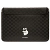 Karl Lagerfeld Dėklas kompiuteriui KLCS14SAKHPCK 14″ juodos spalvos Saffiano Monogram Choupette