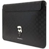 Karl Lagerfeld Dėklas kompiuteriui KLCS14SAKHPKK 14″ juodos spalvos Saffiano Monogram Ikonik