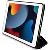 Karl Lagerfeld Saffiano Monogram Ikonik dėklas iPad 10.2" 2019 (7-osios kartos) su Folio Magnet ištisiniu dangteliu - Juodas